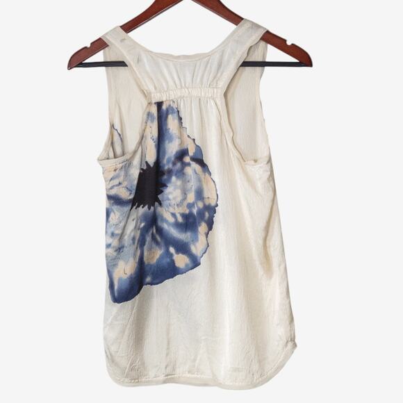 Diane von Furstenberg Women's Tank Top Silk Floral Capsule Wearable Art Size 2 - Picture 2 of 9